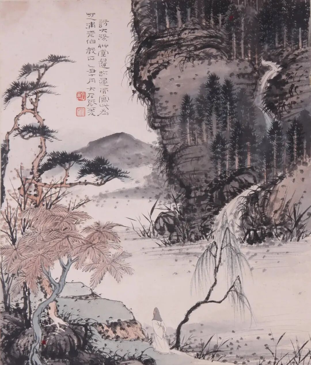 张大千艺术圈__张大千被西方艺坛赞为